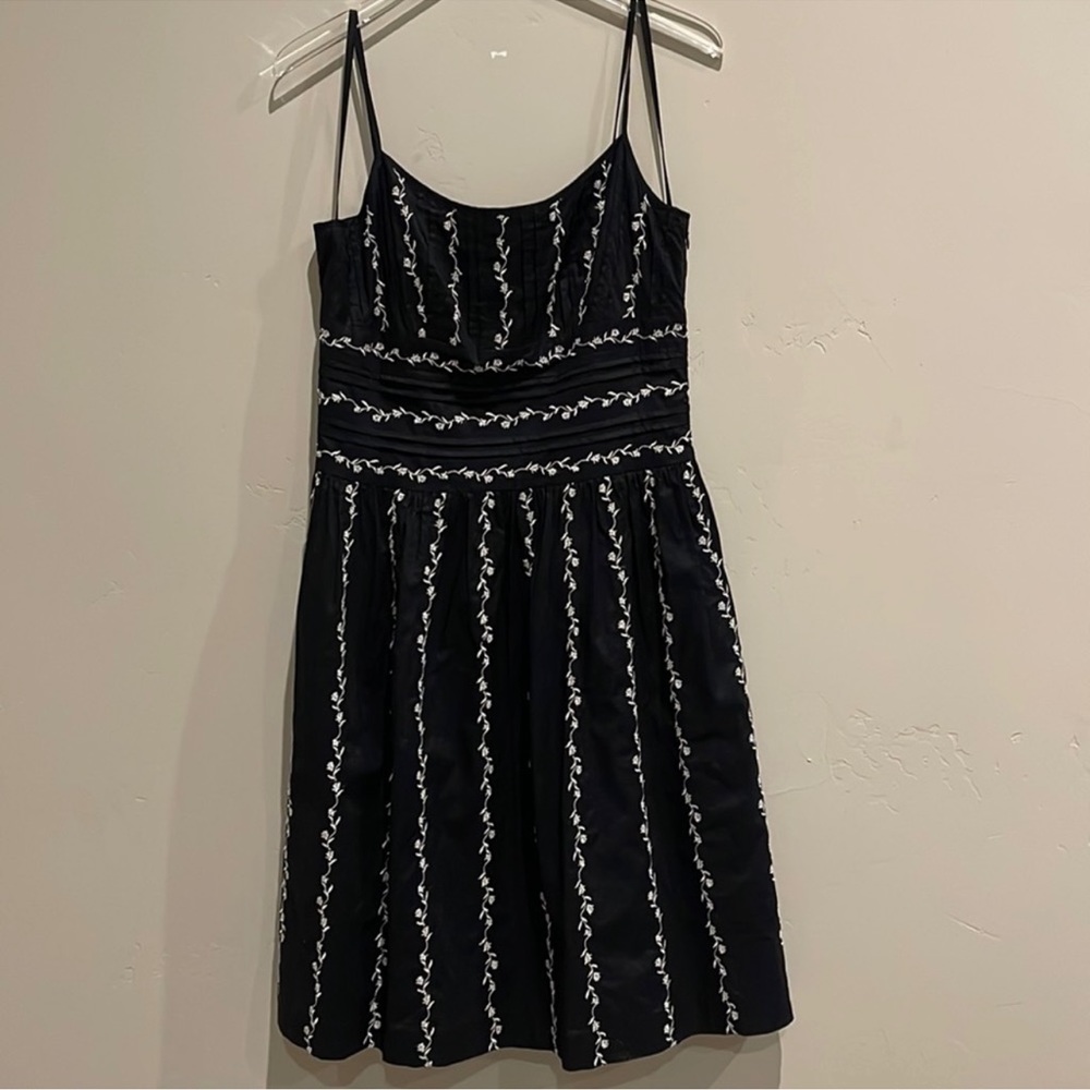 Ann Taylor Spaghetti Strap Embroideres Dress s 8